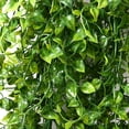 thumbnail image 2 of 2pcs Artificial Hanging Plants 32-in Fake Hanging Plant Fake Ivy Vine Outdoor UV Resistant Plastic Plants (Ivy), 2 of 5