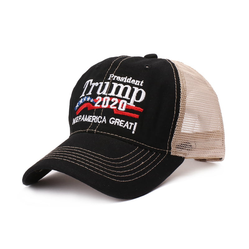 Trump Hat Keep America Great 2020 Campaign Mesh Hat Adjustable Baseball Cap Blue 