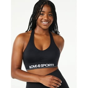 Love & Sports Women's Seamless Plunge Sports Bra