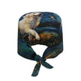 thumbnail image 2 of Cauagu Vintage Starry Sky Labrador A Pattern 1 Pcs Working Caps,Adjustable Working Hats Elastic Scrub Hats Nurse Scrub Cap Nurse Hats Elastic Tie Back Hats Unisex,One Size, 2 of 7