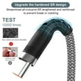 thumbnail image 4 of Cable de carga rápida USB TIPO C LIGHTNING 3m 5 metros USB C Android Micro USB Cable de carga extensible para iPhone 14 Xiaomi OnePlus, 4 of 5