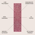 thumbnail image 2 of JONATHAN Y SANTA MONICA 2 x 10 Runner Rug, Tela Bohemian Textured Weave Floral - Fuchsia/Light Gray, SMB100G-210, 2 of 8