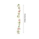 thumbnail image 3 of Guirnalda de rosas artificiales de 1,8 m | Decoración floral de plástico para cubrir conductos de aire acondicionado | Fondo para bodas | Decoración para interiores y exteriores | Rosa, blanco,, 3 of 7