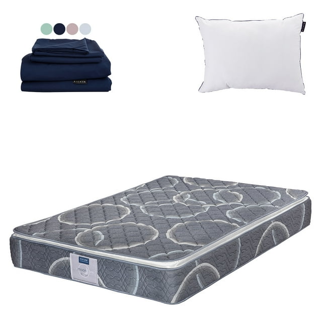 Colchón King Size Dicasa Bongo + Almohada One + Sábanas Softy