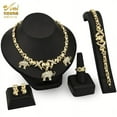 thumbnail image 2 of Nigerian Fashion Jewelry for Women - Necklace, Earrings, Bracelet and Ring Set, 2 of 56
