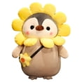 thumbnail image 1 of Peluche de pingüino adorable de 25 cm – Peluche con gorro de girasol, muñeco de pingüino kawaii suave para niños y regalo, 1 of 6