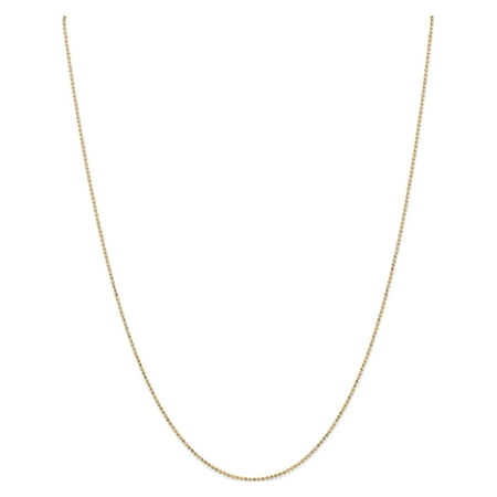 Jewelry By Sweet Pea - 14k Yellow Gold 1.2mm D C Baby Ball Chain 