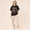 Black C, variant on Women's Strawberry Happy Time Graphic T-Shirt, Black Short Sleeve Crew Neck Tee for Summer Casual Wear
