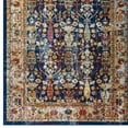 thumbnail image 2 of Modway Entourage Jessa Distressed Vintage Floral Lattice 5x8 Area Rug in Blue, Orange, Yellow, Red, 2 of 7