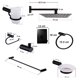 thumbnail image 2 of Juego Baño Cuadrado Regadera 15cm Monomando 8 Piezas Negro Lujo, 2 of 11