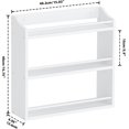 thumbnail image 3 of Spice Rack Wall Mounted  Spice Organizer for Counter  Bamboo Spice Storage Holder for Kitchen Cabinet  Pantry (Spice Jars Not Included  Natural), 3 of 6