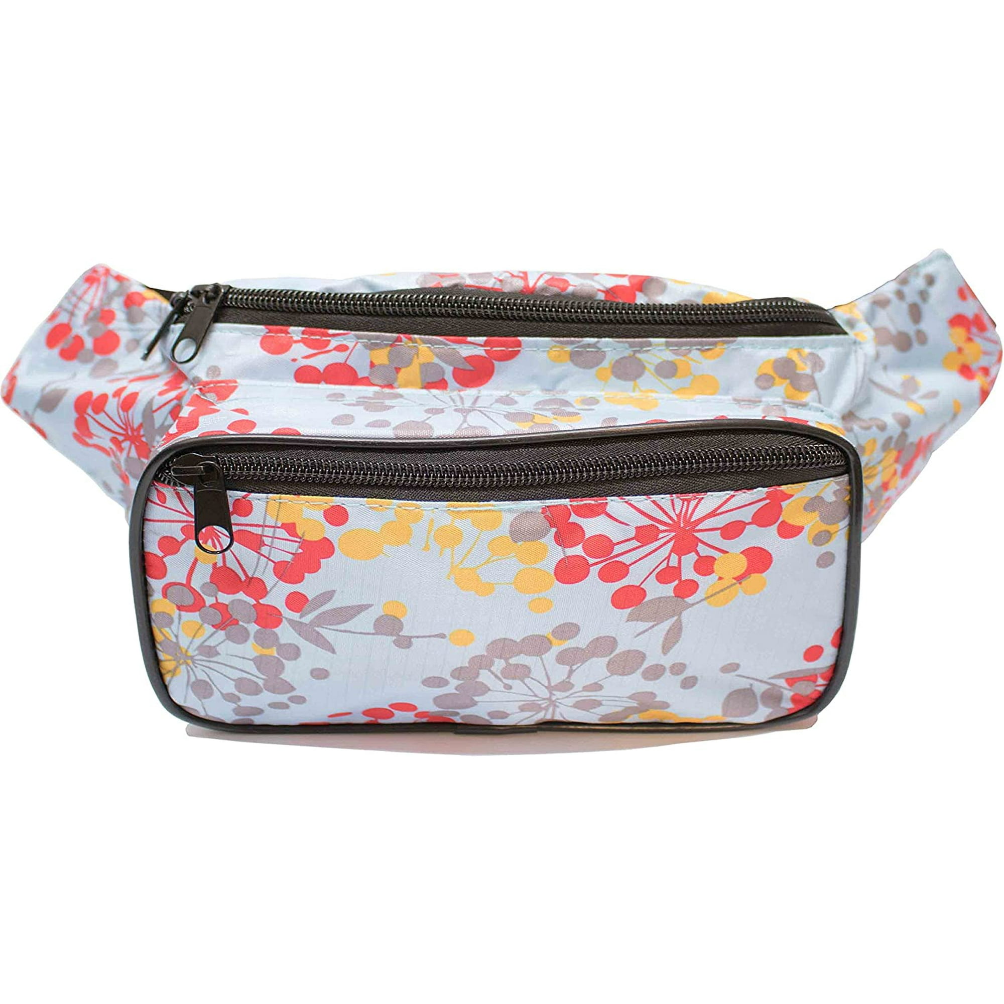 SoJourner Dandelion Floral Fanny Pack Cute Packs for men women festivals raves Waist Bag Fashion Belt Bags Walmart