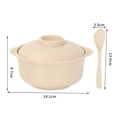 thumbnail image 4 of .Microwave Ramen Bowl Instant Noodle Bowls With Lid Spoon Hot, 4 of 8