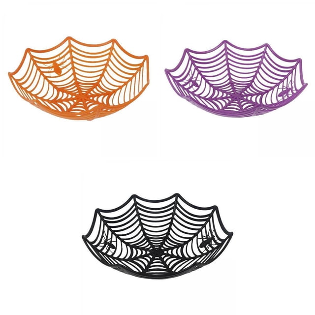 Cesta de almacenamiento de 3 piezas Contenedor de decoración de Halloween para