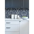 thumbnail image 5 of NuWallpaper Navy Escape to the Forest Vinyl Peel And Stick Wallpaper, 216-in by 20.5-in, 30.75 sq. ft., 5 of 8