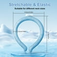 thumbnail image 4 of ENFOURCLASS 2pcs Blue Cooling Neck Tubes for Hot Weather, Outdoor Workers & Sports, 4 of 21