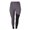 GREY HEATHER, variant on Womens Fitted Athleisure Black Activewear Leggings SZ 2XL Rockin' It Mesh