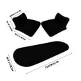 thumbnail image 5 of HOARBOEG 5 Sets Car Front Seat Cushion Soft Warm Faux Rabbit Winter Auto Seat Cover Plush Vehicle Seat Protector Pad With Non-Slip Backing Car Accessories, 5 of 5
