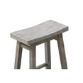 thumbnail image 5 of Boraam Sonoma 29-Inch Bar Height Backless Saddle Wood Bar Stool, Storm Grey Wire-Brush Finish, 5 of 7