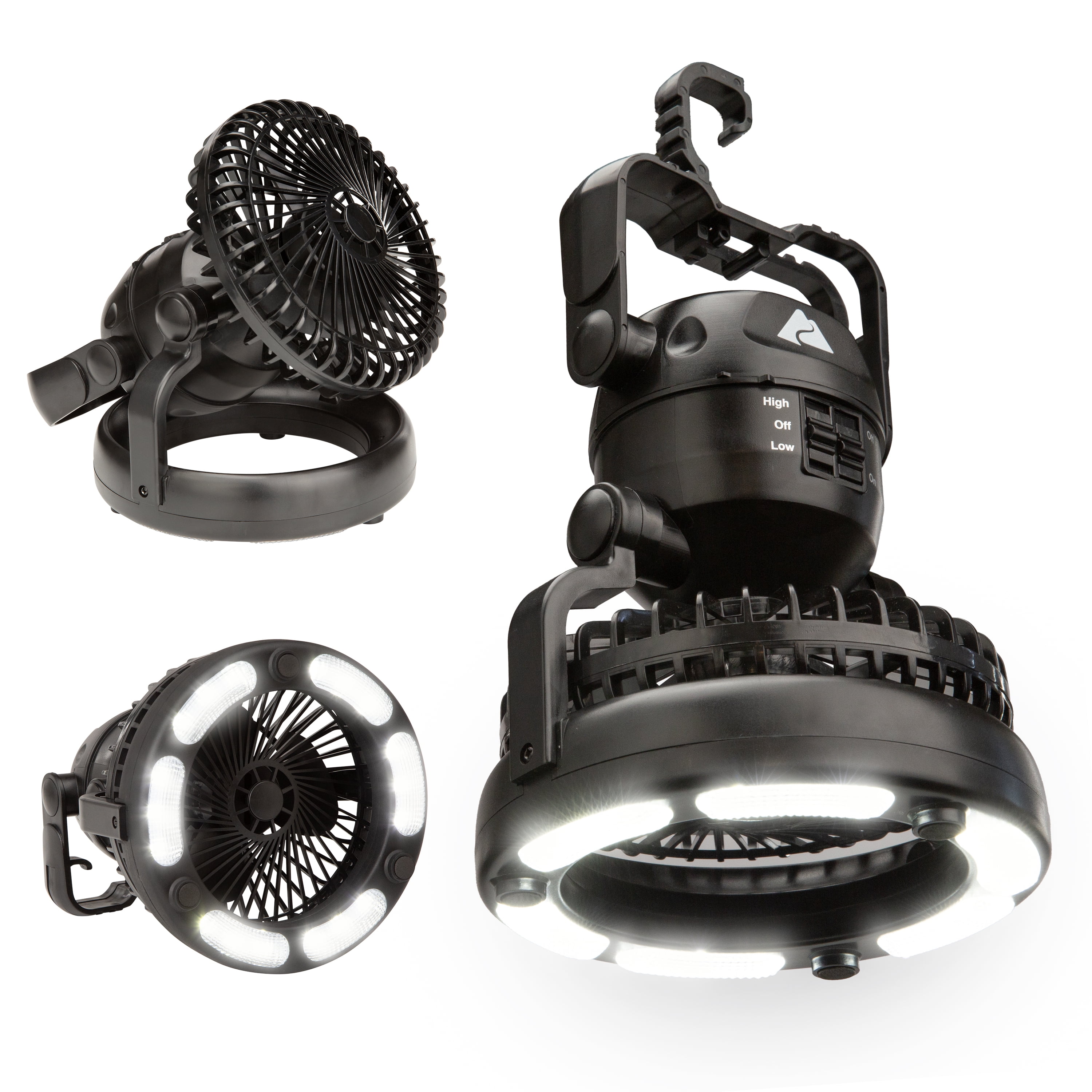 Ozark Trail 145 Lumen LED Camping Lantern with Adjustable Speed Fan, 11 Hour Runtime