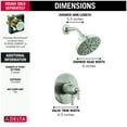 thumbnail image 4 of Delta T17235 Saylor Monitor 17 Series Dual Function Pressure Balanced Shower Only - Bronze, 4 of 7