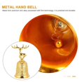 thumbnail image 3 of Christmas Hand Bell Metal Hand Bell Toy for Party 1Pcs Golden Design, 3 of 5
