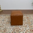 thumbnail image 5 of Home Square 2 Piece Set with Mid Century/Modern Leather Accent Chair and Ottoman, 5 of 15