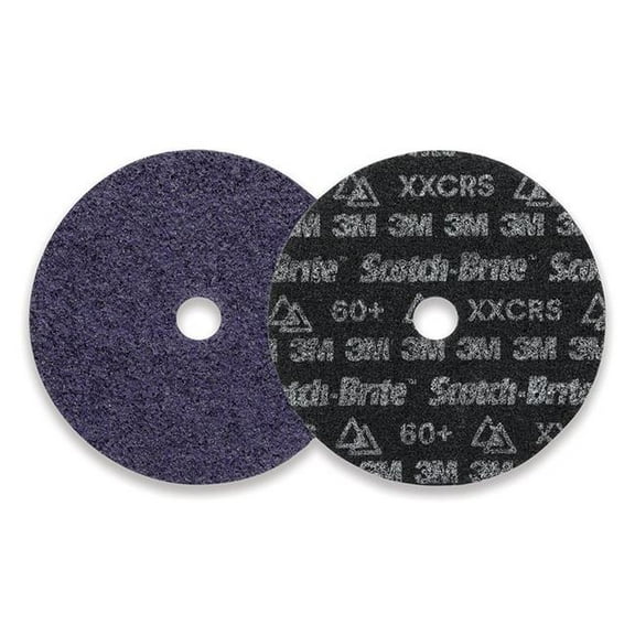 Scotch-Brite 405-068060-67241 7 x 0.87 in. 60 Grit 8600 RPM Precision Surface Conditioning Disc with Heavy Duty - Pack of 25