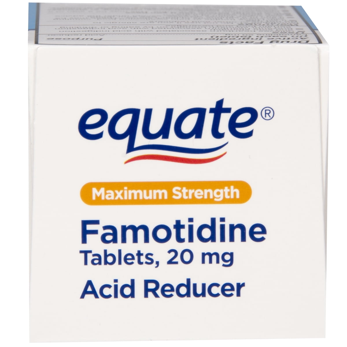 Equate Maximum Strength Acid Reducer Famotidine Tablets, 20 mg, 200 Count
