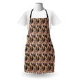 thumbnail image 3 of Abstract Apron, Polygonal Art Illustration with Flourish Ornamental Creative Shapes Print, Unisex Kitchen Bib with Adjustable Neck for Cooking Gardening, Adult Size, Multicolor, by Ambesonne, 3 of 4