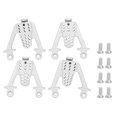 thumbnail image 1 of Metal Adjustable Shock Damper Towers Mount Multihole Accessory Fit for SCX10 1/10 RC CarSilver, 1 of 4