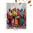 thumbnail image 3 of African Drummers Canvas Print Wall Art, Home Decor for Living Room Bedroom Hotel Cafe, 3 of 8