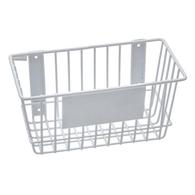 RACKEM RACKS 9181-W Panier en Fil Métallique 12 x 6 x 6 Po - Blanc