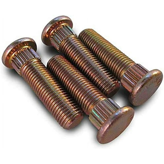 Muzzys (SET OF FOUR) 7517871 Wheel Studs FITS: Polaris Front RZR Ranger Sportsman ACE XP XP4 Crew Trail 570 800 900 2002-2023 3/8" x 24 Thread x 1.75" Long