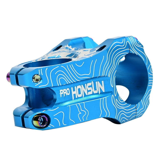 Xingzhi Bike Stem Frame Fitting Modification Professional Bikes Accessories Bicycles Handlebar Rise Stems Front Handlebars Components Blue