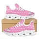 thumbnail image 1 of Zapatillas planas con estampado de dientes de dibujos animados para mujer, zapatos vulcanizados con cordones kawaii, transpirables y antideslizantes para correr al aire libre., 1 of 6
