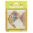 thumbnail image 2 of Perler Beads Clear Large Square Biggie Bead Pegboard 2 Pack, 2 of 3