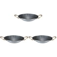 thumbnail image 1 of 3pcs Household Cooking Pot Stainless Steel Paella Pan Double Handle Pan Stainless Steel Pan for Kitchen, 1 of 5