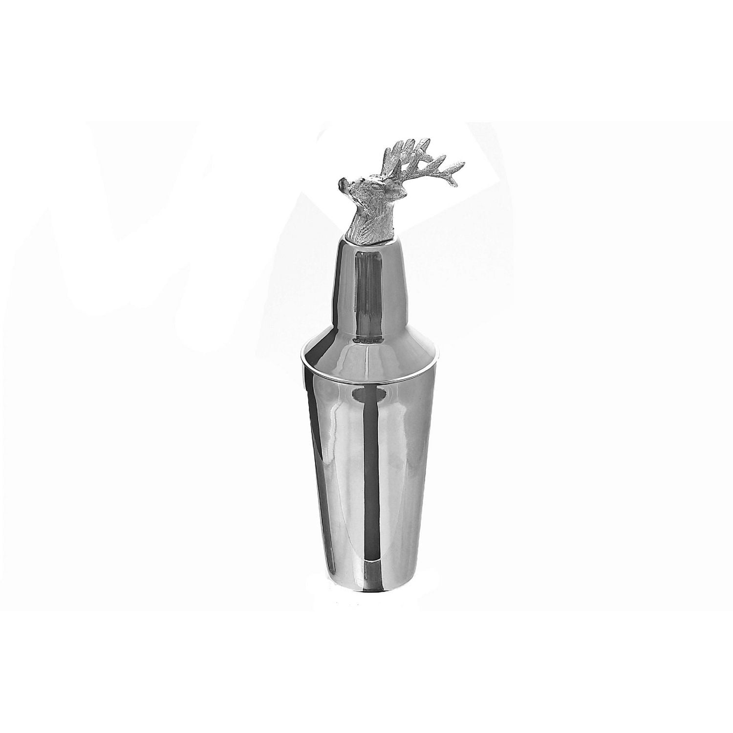Stainless Steel Wine Tub With Reindeer 13.38"