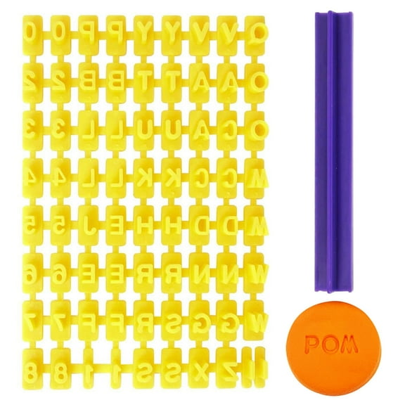 Alphabet Number Punctuations Cookie Biscuit Letter Stamp Cookie Stamp Cake Decoration Embosser Cutter Fondant DIY Tool