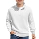 thumbnail image 4 of Sudadera de invierno para niños, de color liso, novedosa, de manga larga, informal, holgada y gruesa, de poliéster., 4 of 5