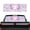 Axolotl Daisy Pattern, variant on FUIALDOLG Celestial Bee Perforated Car Window Decals 66.9 x 22.4 Inches, One Way See through Vinyl, Waterproof and UV Resistant for SUV and Truck Rear Windows