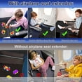 thumbnail image 4 of Portable Seat Extender Leg Support Comfortable Foldable Non-ip Airplane Bed Footrest Travel Supply, 4 of 4