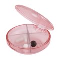 thumbnail image 2 of Unique Bargains 1 Pc 4 Grids Circular Single-Layer Pill Case Durable for Travel Pink, 2 of 6