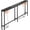 Black3, variant on Huuger Narrow Sofa Table with 2 Power Outlets, 63-86.6 Inch Adjustable Length, Behind the Couch Table with USB-C Ports, Long Entryway Console Table, Anti-tip Kit, for Hallway Entry, Black