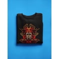 thumbnail image 3 of Red Samurai Tiger  Sweatshirt Women -Image by Shutterstock, Female Large, 3 of 4