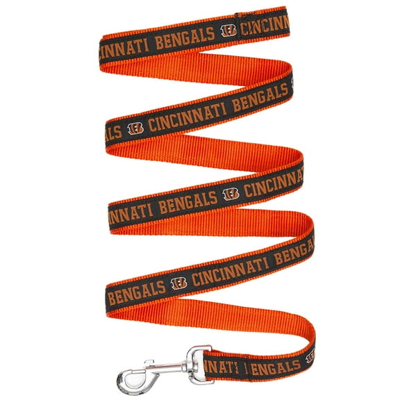 Pets First NFL Cincinnati Bengals Heavy Duty and Durable Dogs and Cats Sports Leash - Medium