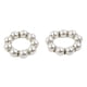thumbnail image 2 of 12 Pcs Pearls Napkin Ring Napkins Holders Table Decoration For Party Wedding Kitchen Dining Room Family Dinner Table Decor, 2 of 10