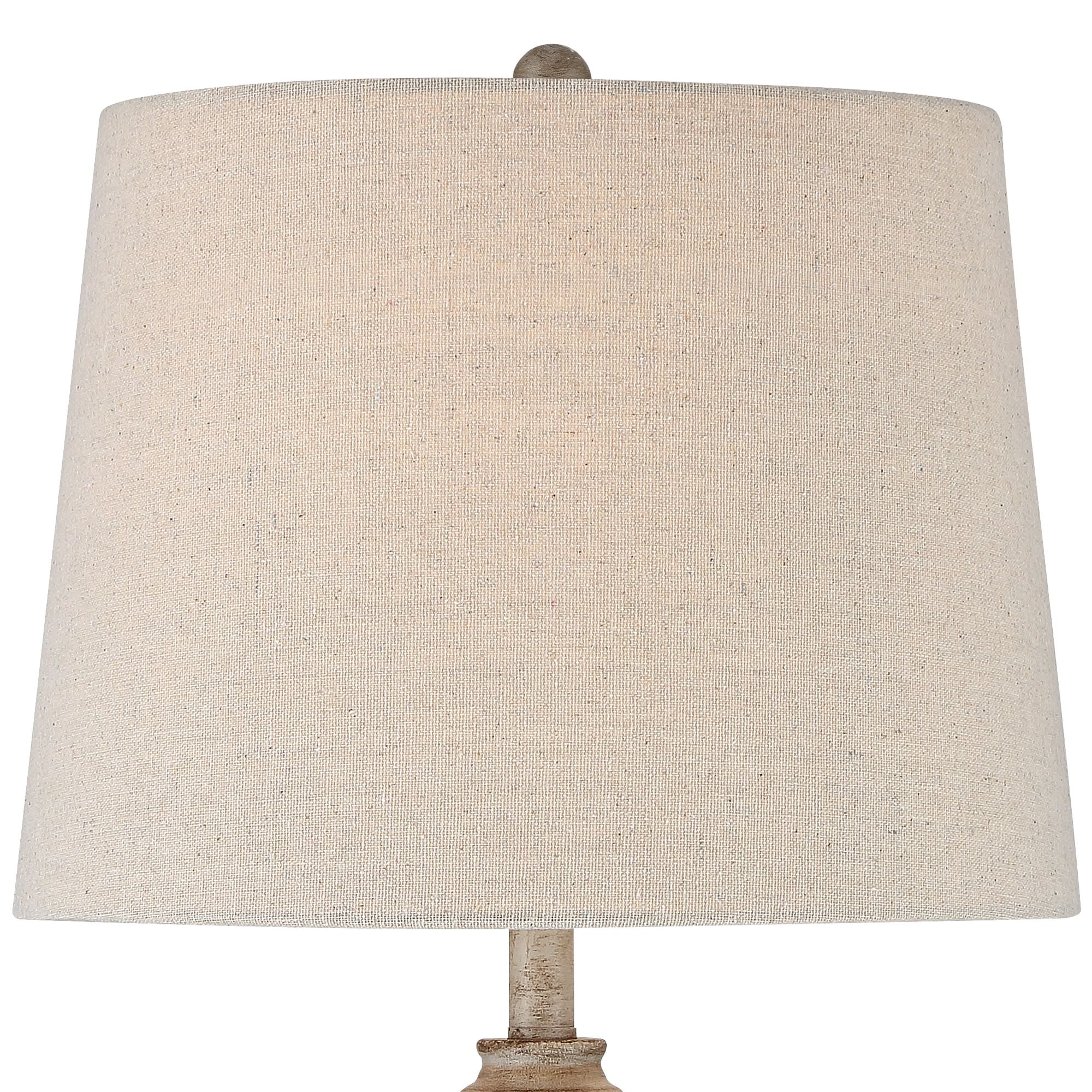 360 Lighting Lynn Country Cottage Buffet Table Lamps 26 3/4" High Set of 2 Beige Wood Oatmeal Drum Shade for Bedroom Living Room Bedside Nightstand