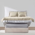 thumbnail image 6 of Virtu California King Comforter Set, 7 Piece Bed in a Bag, Reversible Bedding Comforter Sets with Sheets, Beige, 6 of 9